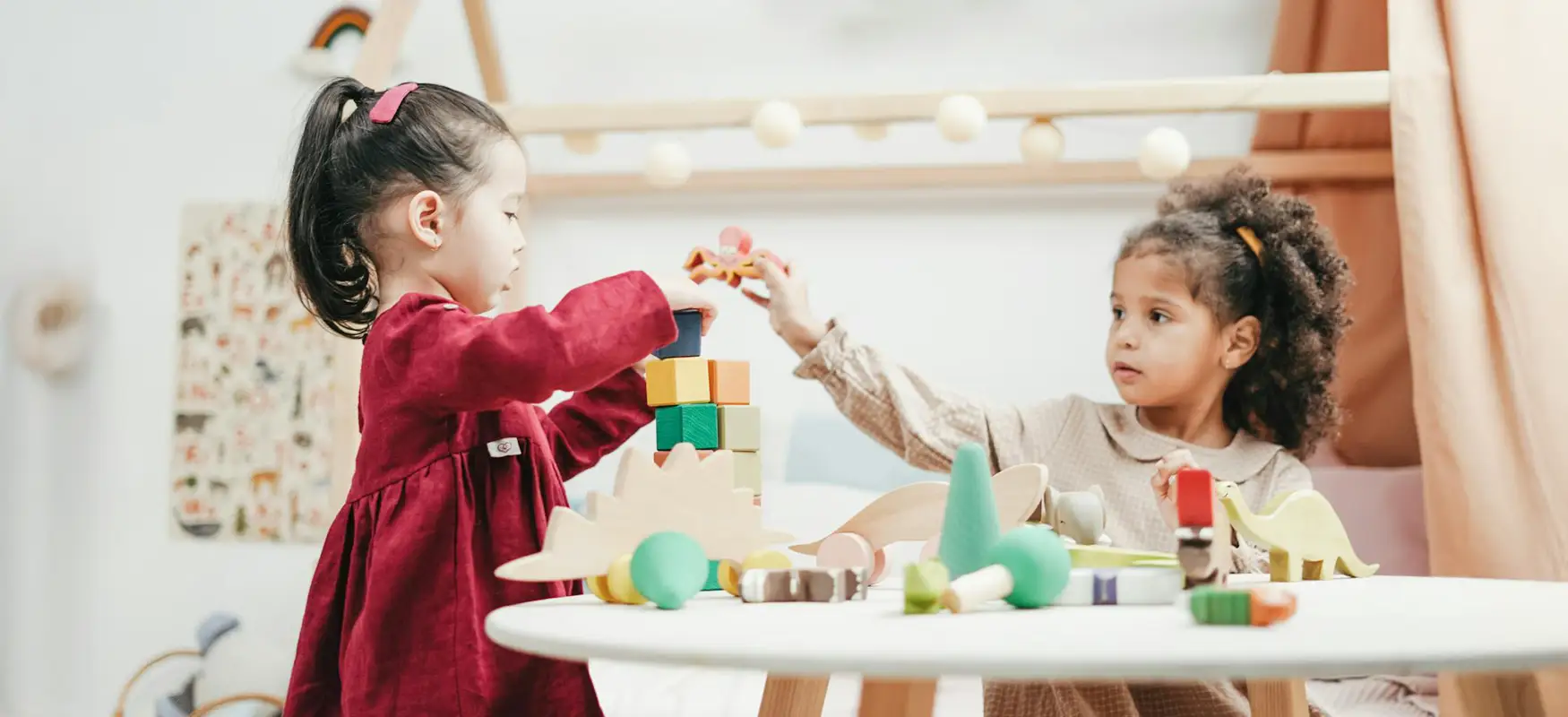 Two Children Playing